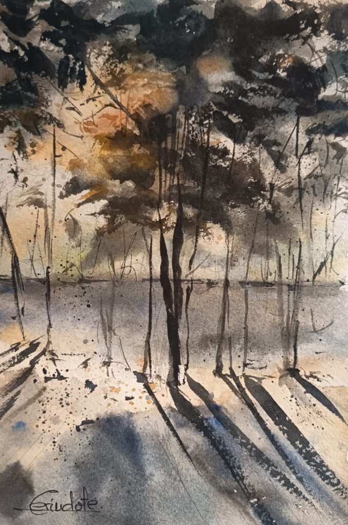 paisaje rural arboles